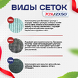 Сетка затеняющая зеленая 70% 2х50 м - stroymarket66.ru - Новосибирск