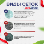 Сетка фасадная затеняющая зеленая 30-35% 3х20 м - stroymarket66.ru - Новосибирск