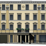 Фальшфасад сетка с изображением на строительные леса - stroymarket66.ru - Новосибирск