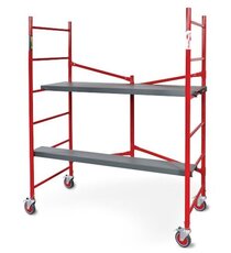 Подмости складные малярные многоярусные на колесах H120 - stroymarket66.ru - Новосибирск