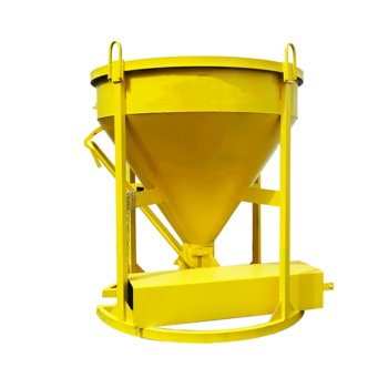 Бадья для бетона БН 1,0 м3 низкая c лотком - stroymarket66.ru - Новосибирск