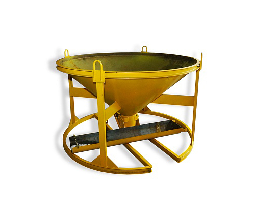 Бадья для бетона БН 0,75 м3 с лотком - stroymarket66.ru - Новосибирск