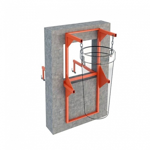 Мусоросброс кронштейн стеновой (оконный) - stroymarket66.ru - Новосибирск